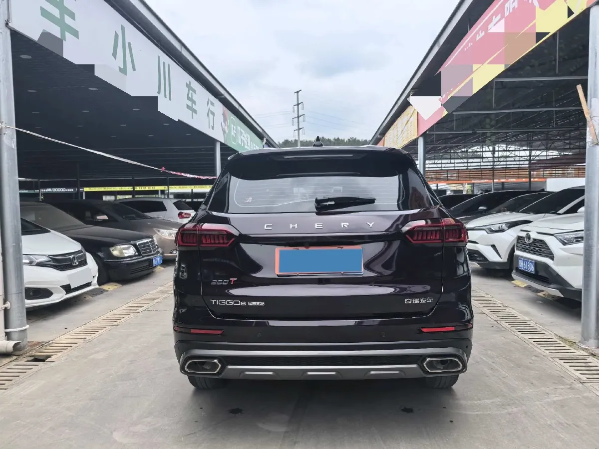 2021 Chery Tiggo 8 Plus 1.6T 197HP L4 7DCT,autocango,china used car exporter,china ev exporter,chinese used car exporter,chinese used ev exporter