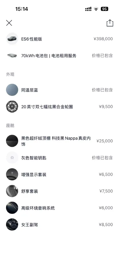 2020 NIO ES6 BEV 100KWH,autocango,china used car exporter,china ev exporter,chinese used car exporter,chinese used ev exporter