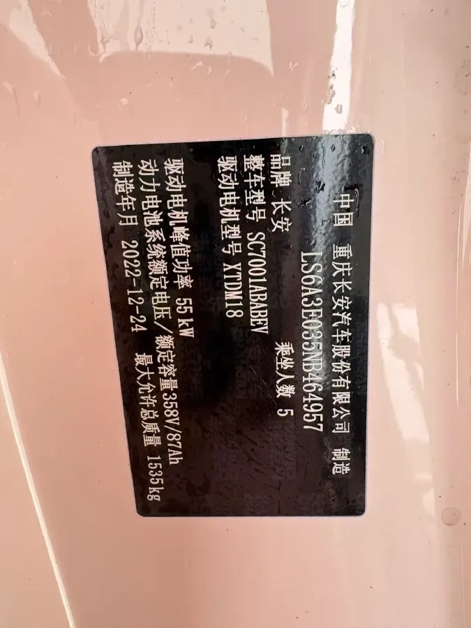 2022 ChangAn BenBen E-Star BEV 31.95KWH,autocango,china used car exporter,china ev exporter,chinese used car exporter,chinese used ev exporter