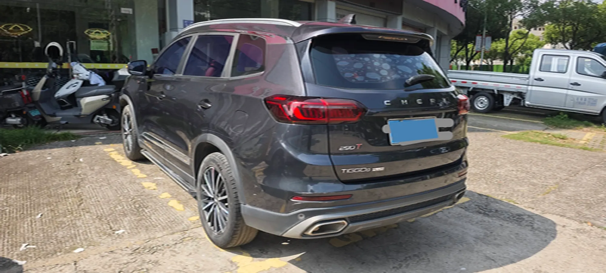 2021 Chery Tiggo 8 Plus 1.6T 197HP L4 7DCT,autocango,china used car exporter,china ev exporter,chinese used car exporter,chinese used ev exporter