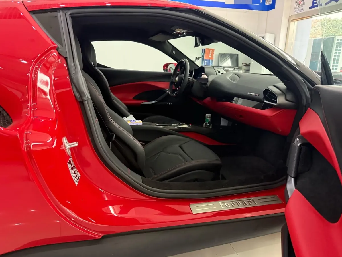 2021 Ferrari 296 3.0T 663HP V6 8DCT PHEV 7.45KWH,autocango,china used car exporter,china ev exporter,chinese used car exporter,chinese used ev exporter