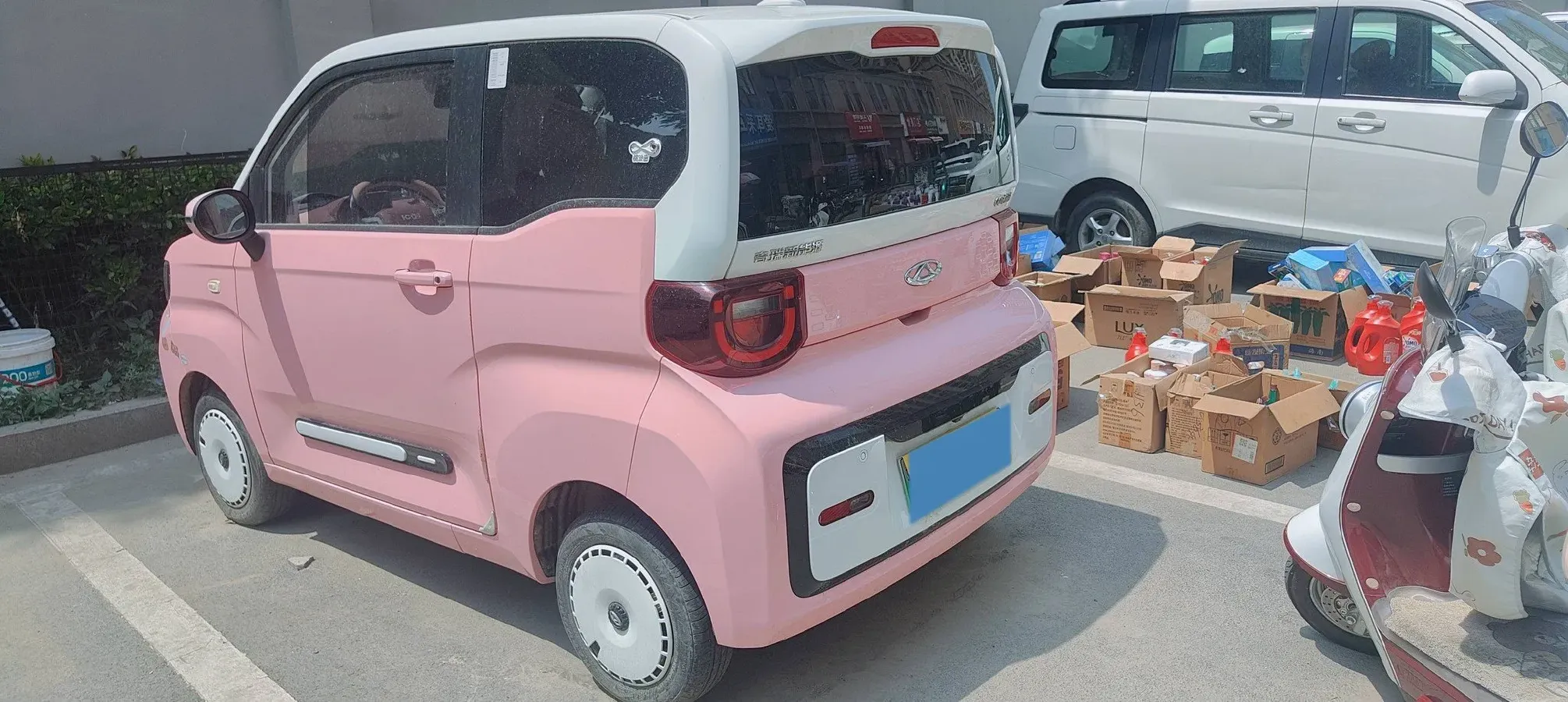 2022 Chery QQ Ice Cream BEV 9.6KWH,autocango,china used car exporter,china ev exporter,chinese used car exporter,chinese used ev exporter