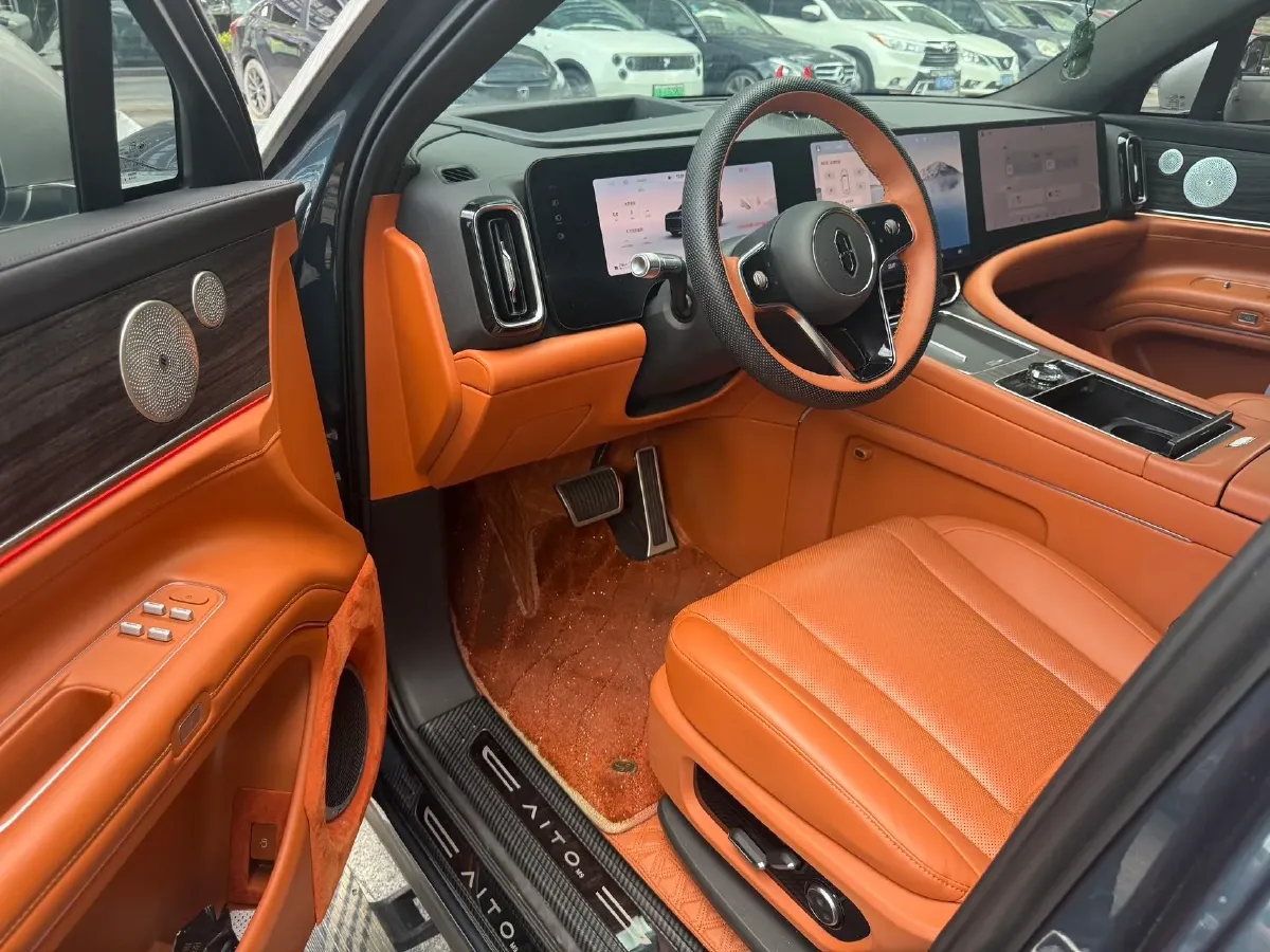 2024 AITO AITO M9 1.5T 152HP L4 REEV 42KWH,autocango,china used car exporter,china ev exporter,chinese used car exporter,chinese used ev exporter