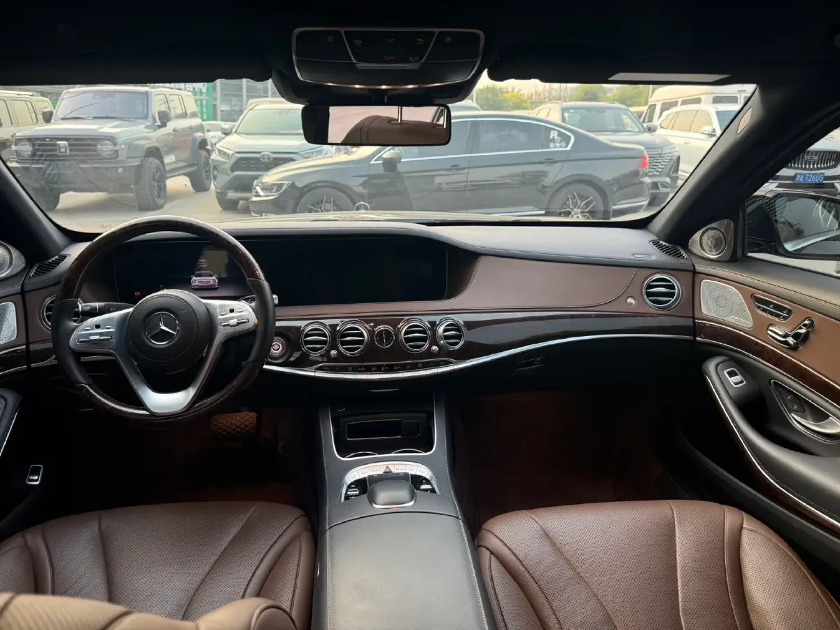 2020 Mercedes-Benz S Class 3.0T 299HP L6 9AT,autocango,china used car exporter,china ev exporter,chinese used car exporter,chinese used ev exporter