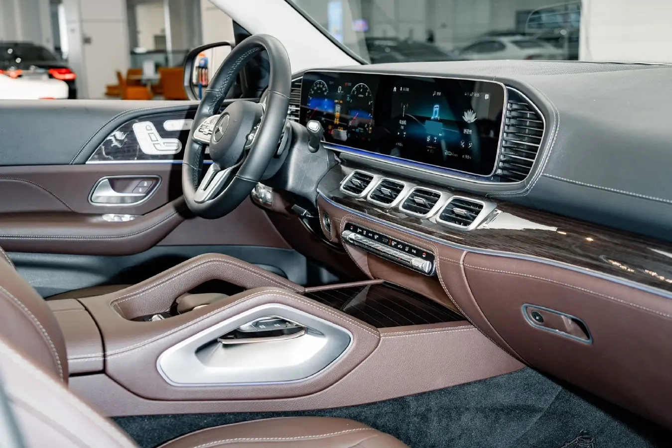 2021 Mercedes-Benz GLS Class 2.5T 367HP L6 9AT,autocango,china used car exporter,china ev exporter,chinese used car exporter,chinese used ev exporter