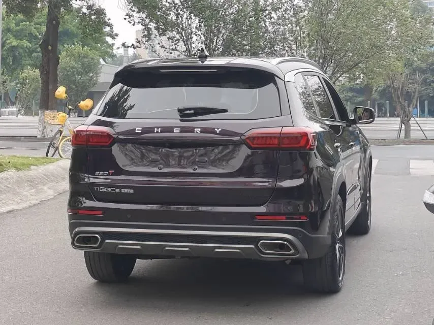 2021 Chery Tiggo 8 Plus 1.6T 197HP L4 7DCT,autocango,china used car exporter,china ev exporter,chinese used car exporter,chinese used ev exporter