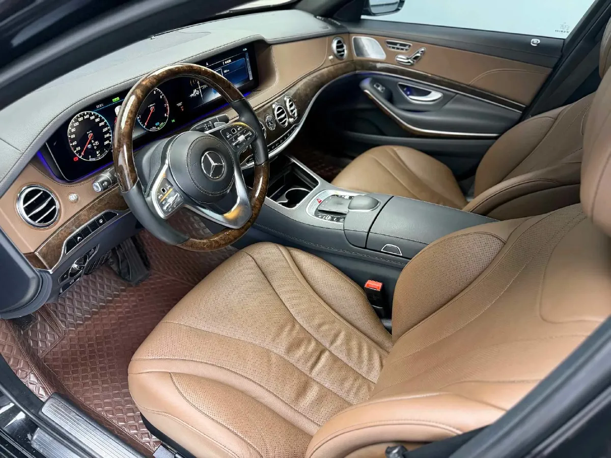 2020 Mercedes-Benz S Class 3.0T 299HP L6 9AT,autocango,china used car exporter,china ev exporter,chinese used car exporter,chinese used ev exporter