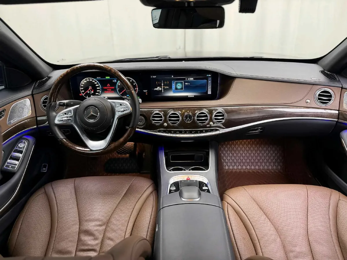 2020 Mercedes-Benz S Class 3.0T 299HP L6 9AT,autocango,china used car exporter,china ev exporter,chinese used car exporter,chinese used ev exporter