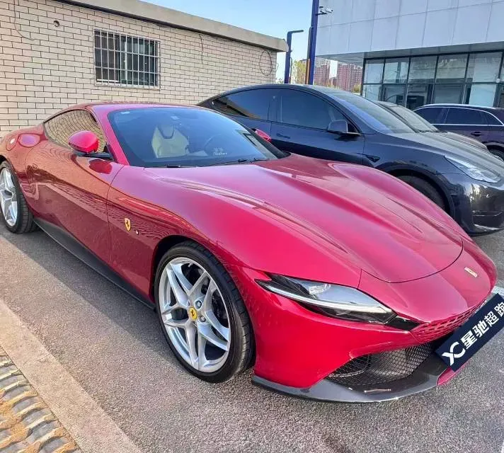 2020 Ferrari Roma 3.9T 620HP V8 8DCT,autocango,china used car exporter,china ev exporter,chinese used car exporter,chinese used ev exporter