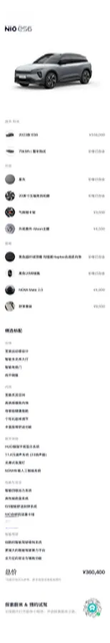 2023 NIO ES6 BEV 75KWH,autocango,china used car exporter,china ev exporter,chinese used car exporter,chinese used ev exporter