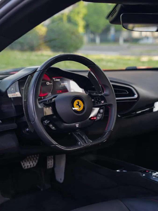 2021 Ferrari 296 3.0T 663HP V6 8DCT PHEV 7.45KWH,autocango,china used car exporter,china ev exporter,chinese used car exporter,chinese used ev exporter