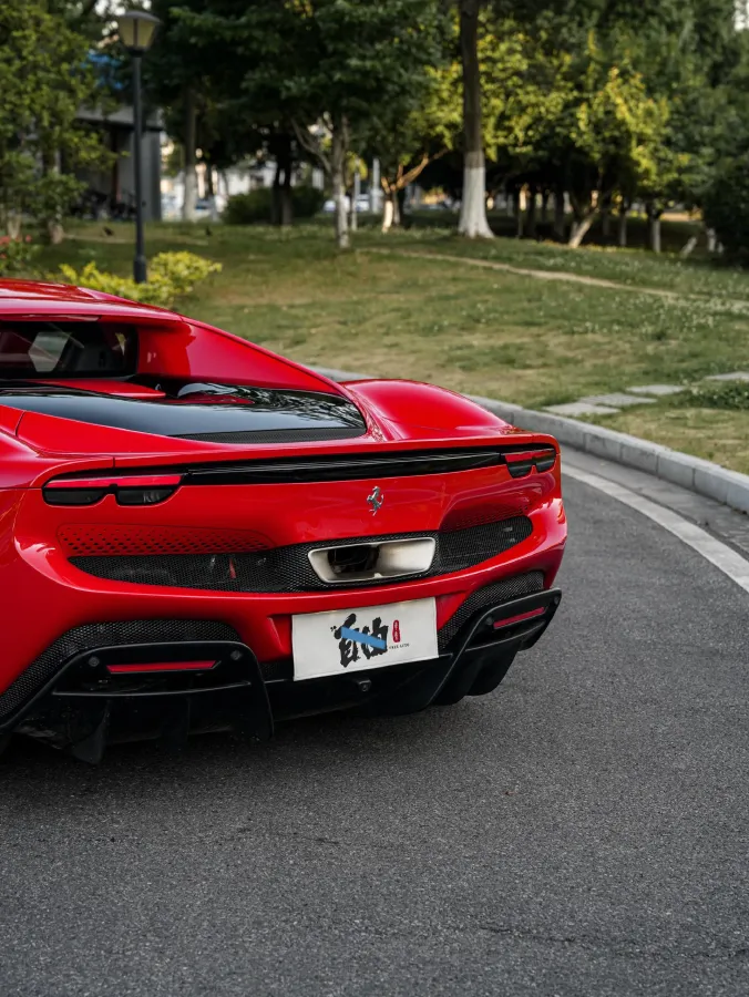 2021 Ferrari 296 3.0T 663HP V6 8DCT PHEV 7.45KWH,autocango,china used car exporter,china ev exporter,chinese used car exporter,chinese used ev exporter