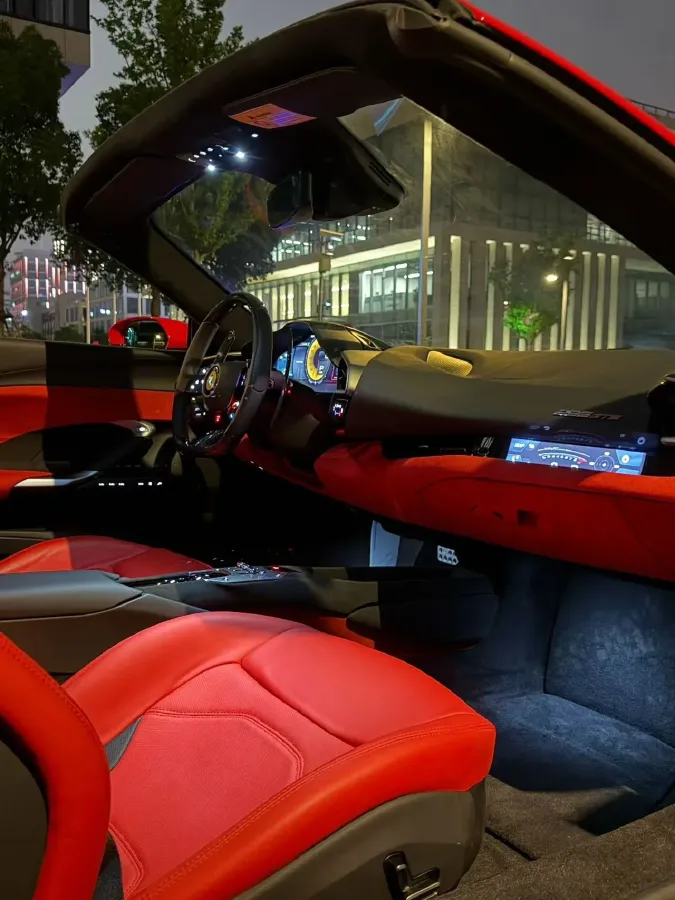 2021 Ferrari 296 3.0T 663HP V6 8DCT PHEV 7.45KWH,autocango,china used car exporter,china ev exporter,chinese used car exporter,chinese used ev exporter