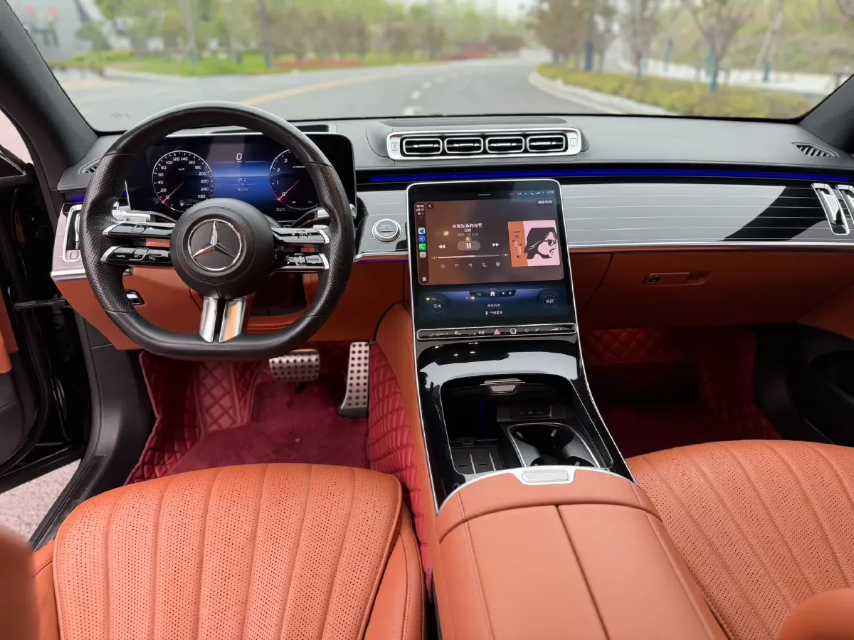 2022 Mercedes-Benz S Class 2.5T 367HP L6 9AT,autocango,china used car exporter,china ev exporter,chinese used car exporter,chinese used ev exporter