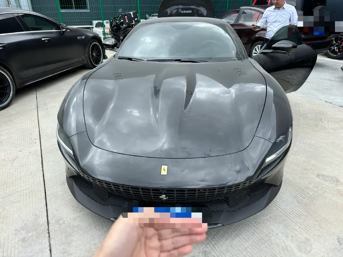2020 Ferrari Roma 3.9T 620HP V8 8DCT,autocango,china used car exporter,china ev exporter,chinese used car exporter,chinese used ev exporter