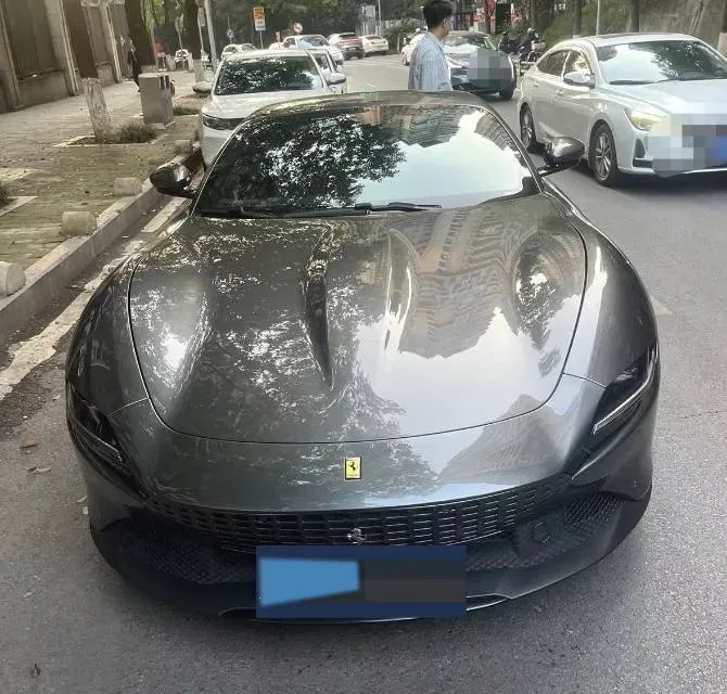 2020 Ferrari Roma 3.9T 620HP V8 8DCT,autocango,china used car exporter,china ev exporter,chinese used car exporter,chinese used ev exporter