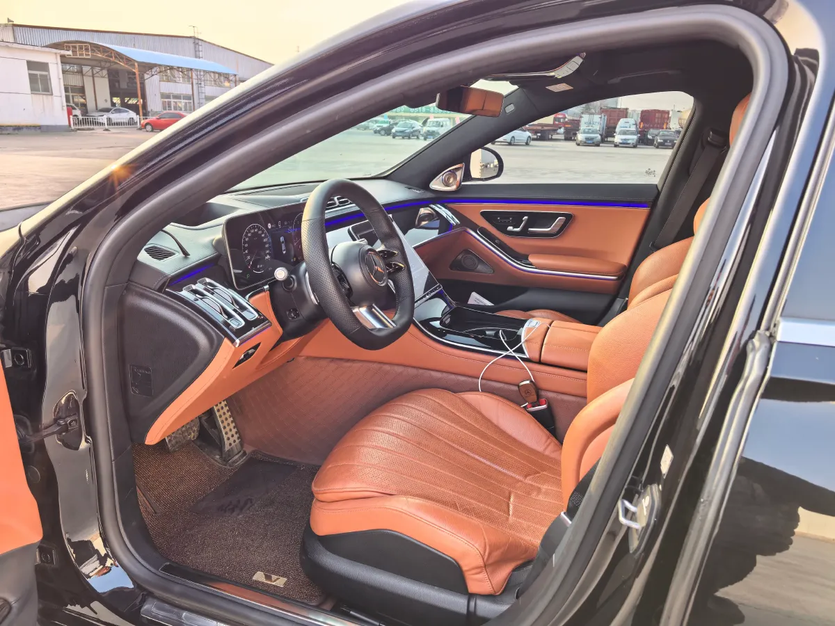 2022 Mercedes-Benz S Class 2.5T 367HP L6 9AT,autocango,china used car exporter,china ev exporter,chinese used car exporter,chinese used ev exporter