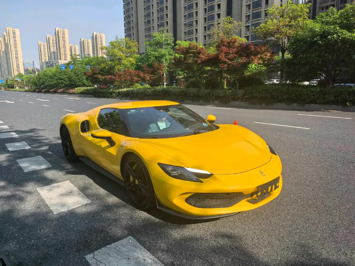 2021 Ferrari 296 3.0T 663HP V6 8DCT PHEV 7.45KWH,autocango,china used car exporter,china ev exporter,chinese used car exporter,chinese used ev exporter