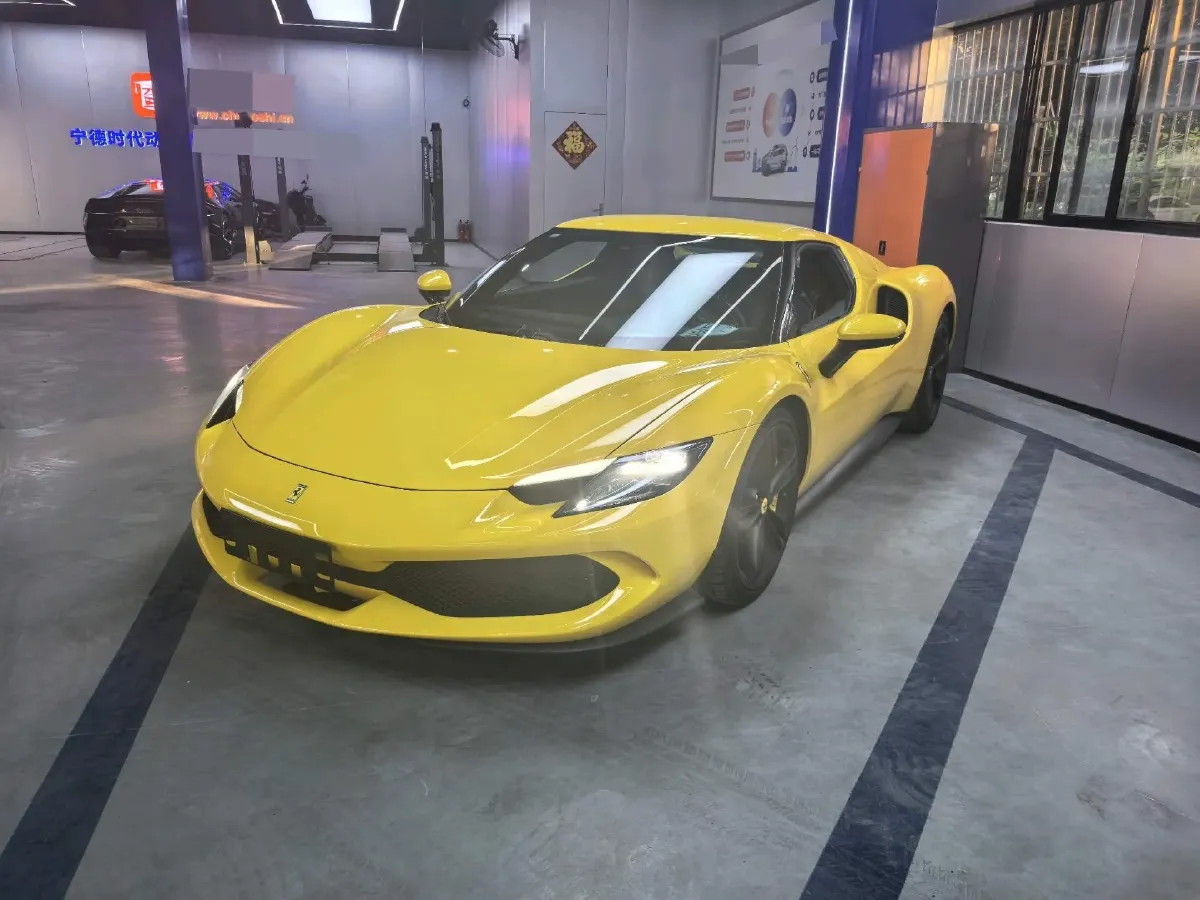2021 Ferrari 296 3.0T 663HP V6 8DCT PHEV 7.45KWH,autocango,china used car exporter,china ev exporter,chinese used car exporter,chinese used ev exporter