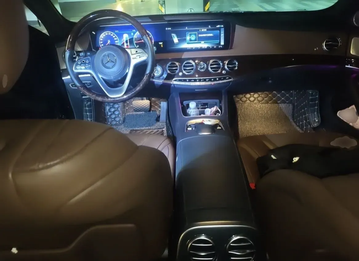 2020 Mercedes-Benz S Class 3.0T 299HP L6 9AT,autocango,china used car exporter,china ev exporter,chinese used car exporter,chinese used ev exporter
