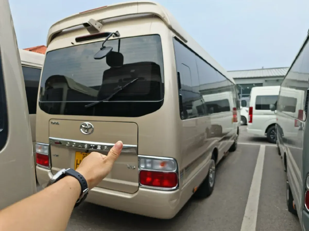 2015 Toyota Coaster 4.0L 232HP V6 5MT,autocango,china used car exporter,china ev exporter,chinese used car exporter,chinese used ev exporter