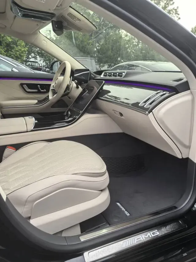 2024 Mercedes-Benz S AMG 4.0T 611HP V8 9AT PHEV 13.14KWH,autocango,china used car exporter,china ev exporter,chinese used car exporter,chinese used ev exporter