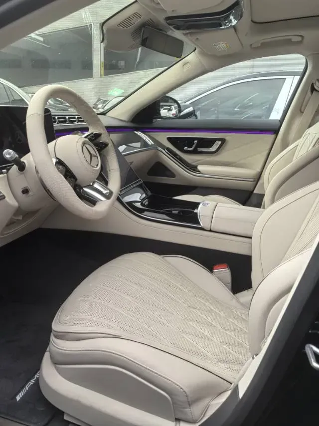 2024 Mercedes-Benz S AMG 4.0T 611HP V8 9AT PHEV 13.14KWH,autocango,china used car exporter,china ev exporter,chinese used car exporter,chinese used ev exporter