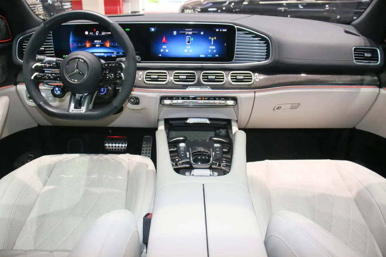 2024 Mercedes-Benz GLS AMG 4.0T 612HP V8 9AT,autocango,china used car exporter,china ev exporter,chinese used car exporter,chinese used ev exporter