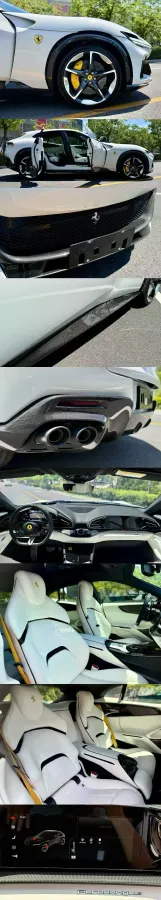 2023 Ferrari Purosangue 6.5L 725HP V12 8DCT,autocango,china used car exporter,china ev exporter,chinese used car exporter,chinese used ev exporter