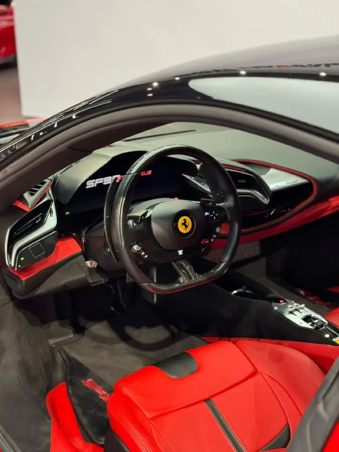 2020 Ferrari SF90 3.9T 781HP V8 8DCT PHEV 7.9KWH,autocango,china used car exporter,china ev exporter,chinese used car exporter,chinese used ev exporter