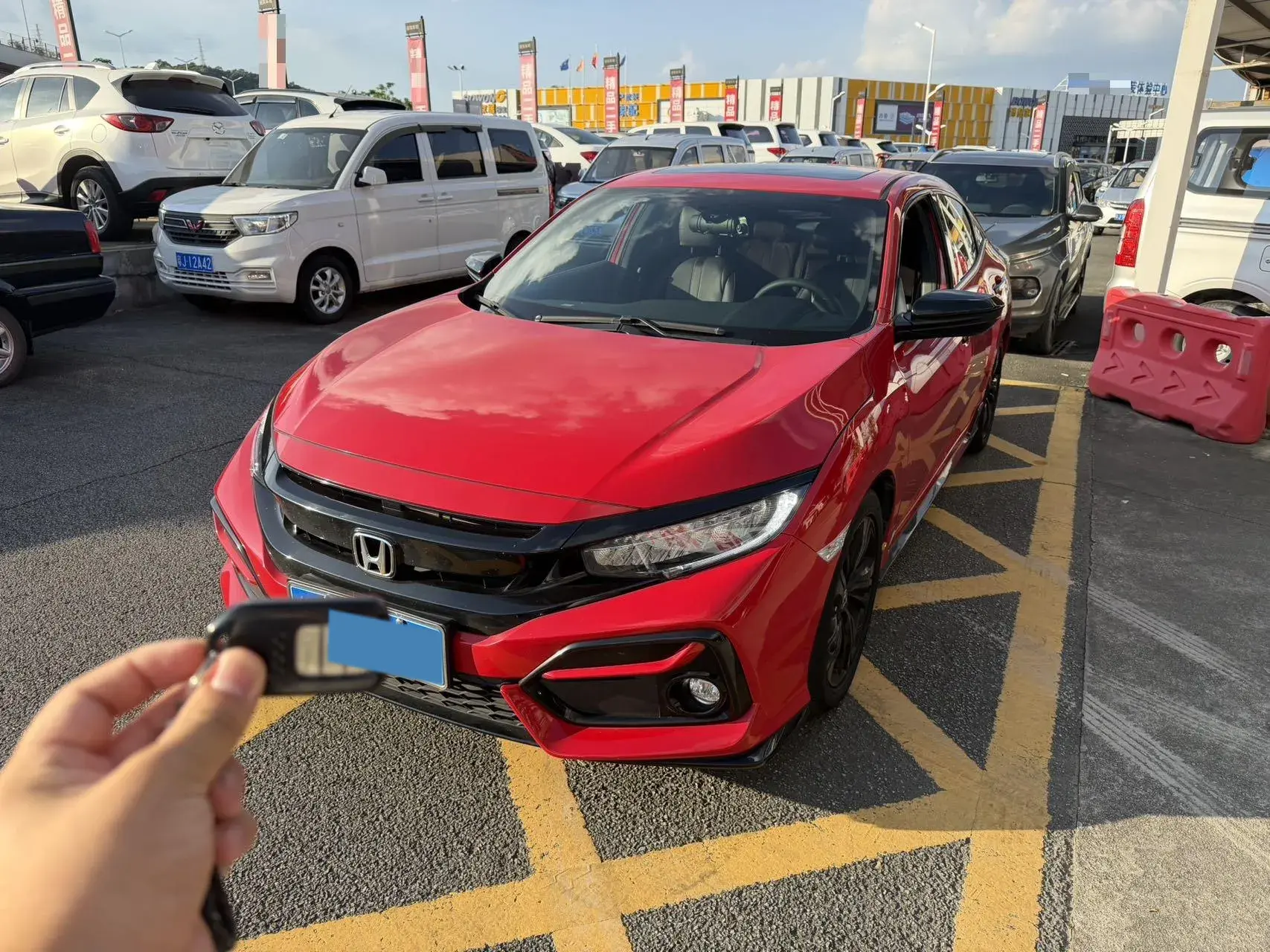 2021 HONDA CIVIC view 1