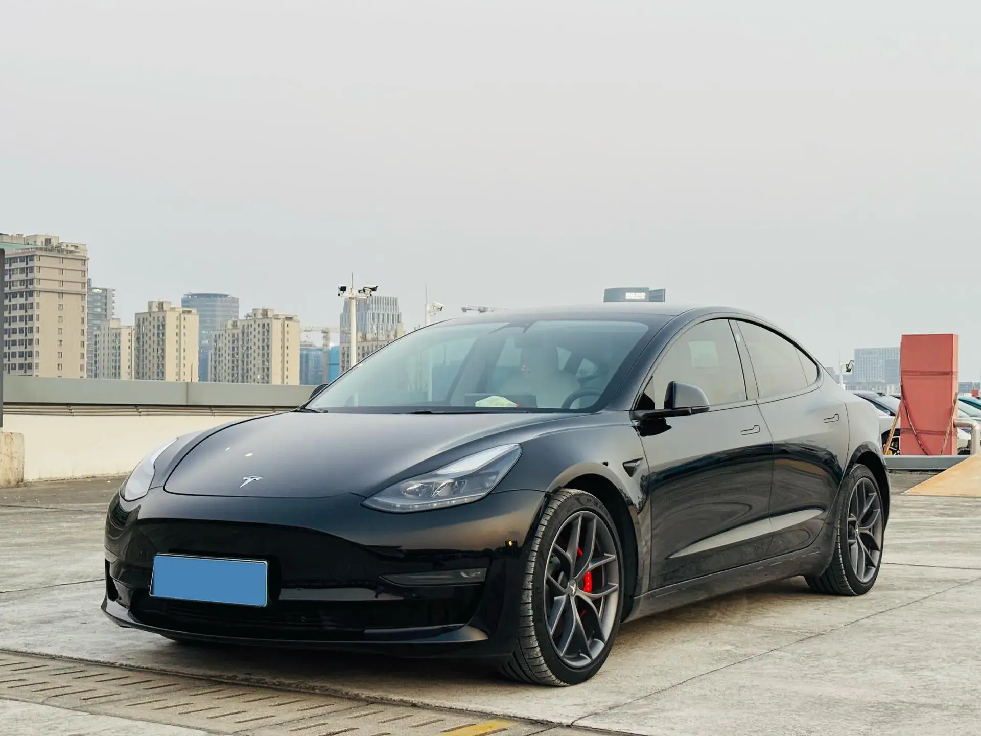 2021 TESLA MODEL view 1