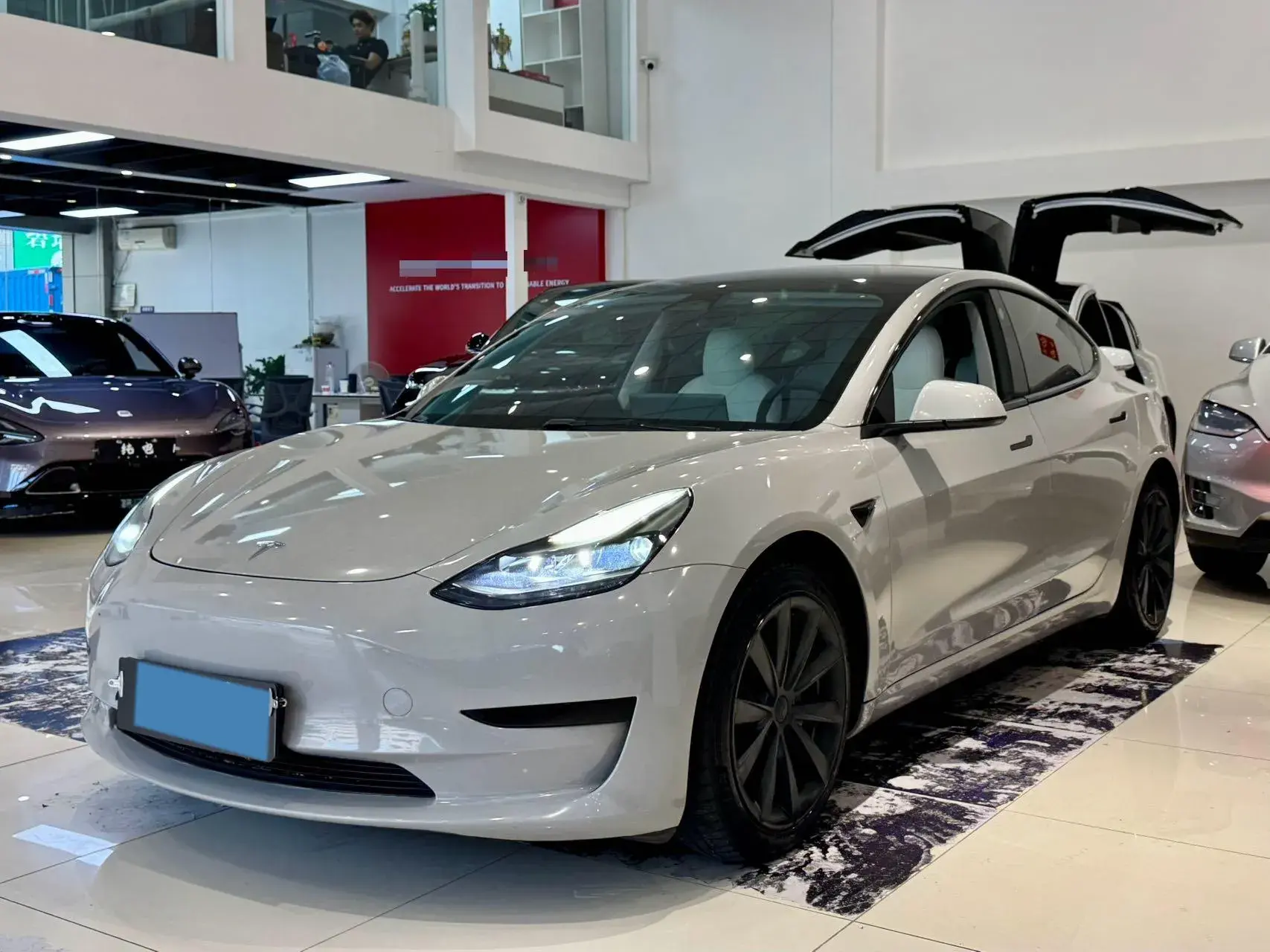 2021 TESLA MODEL view 1