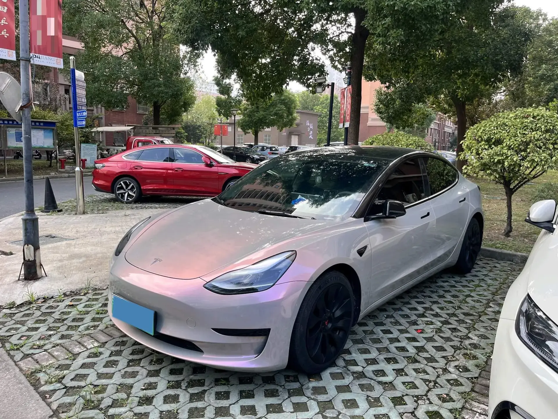 2021 TESLA MODEL view 1