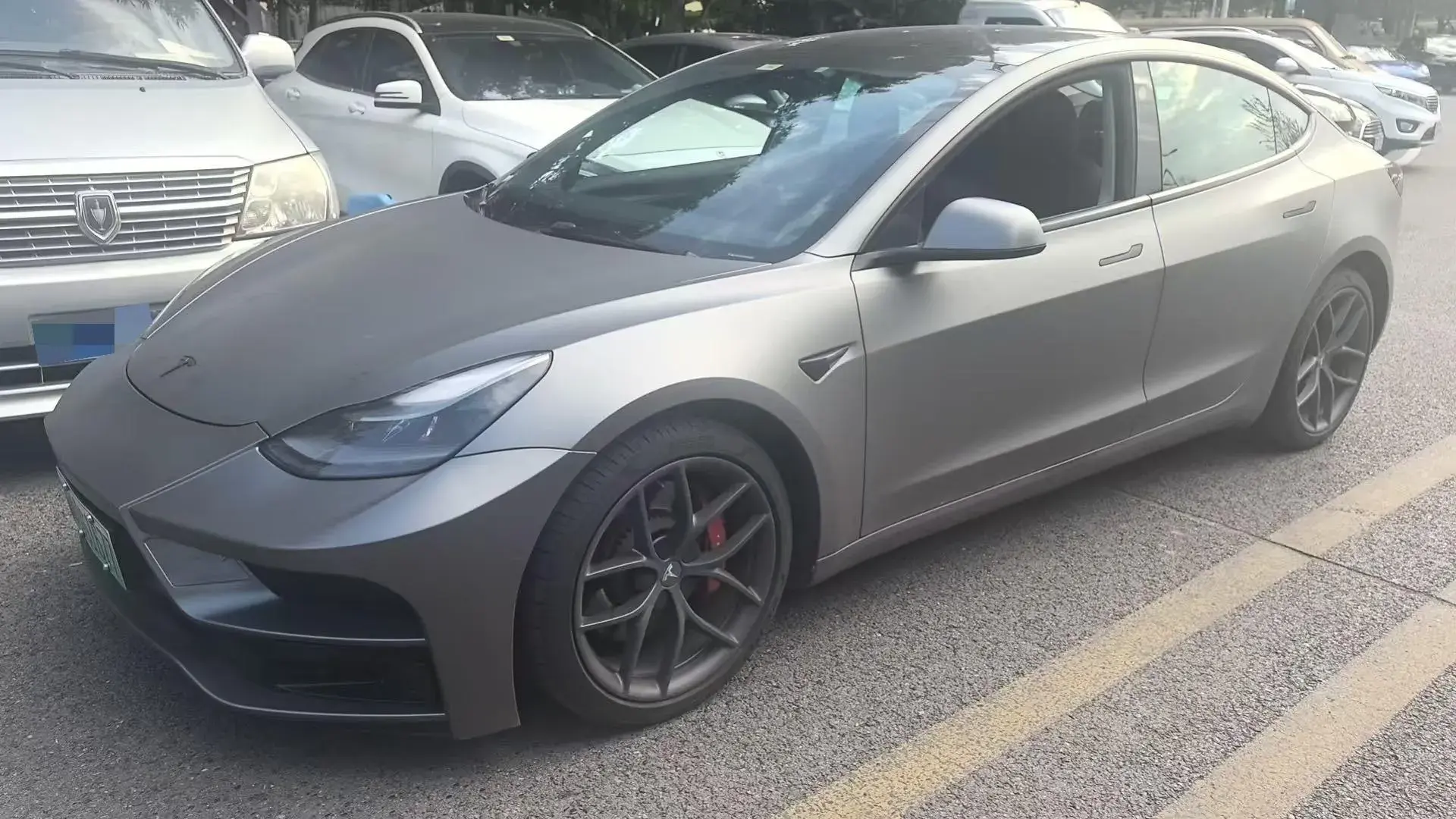 2021 TESLA MODEL view 1