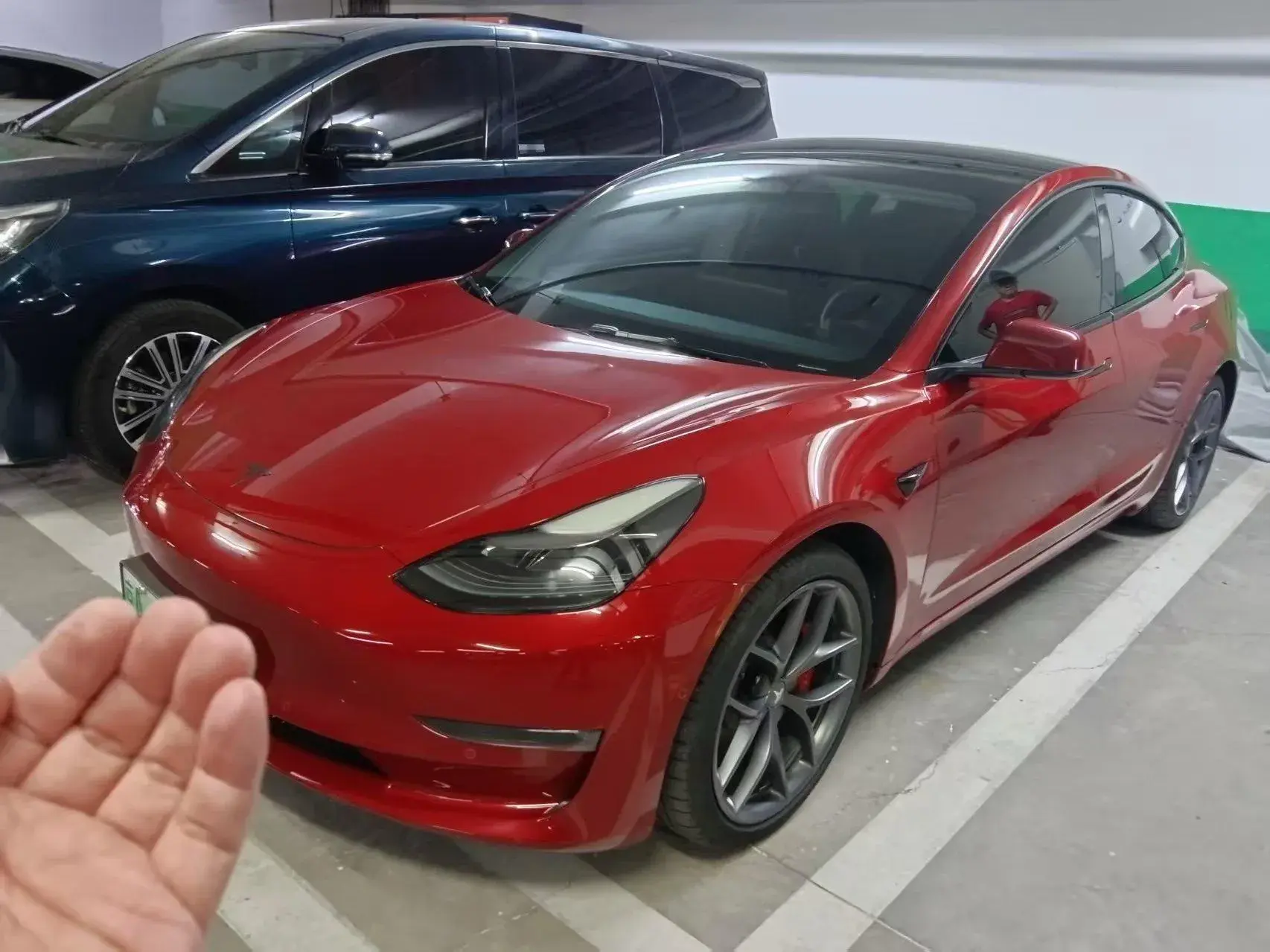 2022 TESLA MODEL view 1