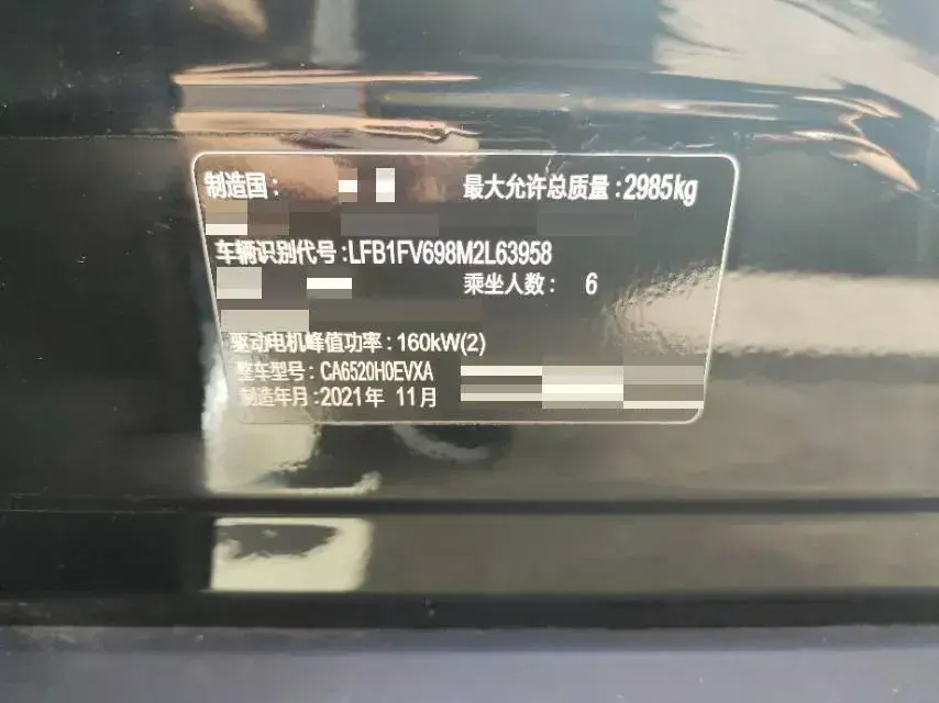 2021 HONGQI E-HS9 thumbnail 4