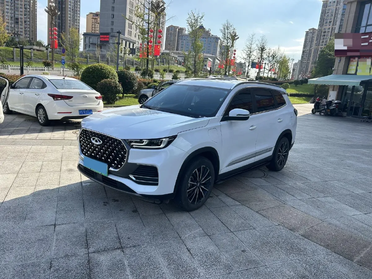 2022 Chery Tiggo 8 Plus e+ 1.5T 156HP L4 3DHT PHEV 19.27KWH,autocango,china used car exporter,china ev exporter,chinese used car exporter,chinese used ev exporter