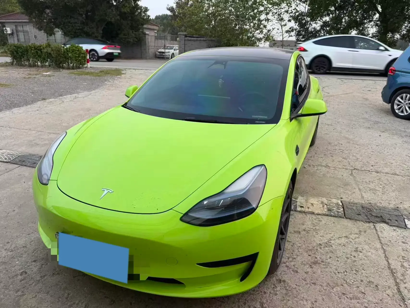2022 TESLA MODEL view 1