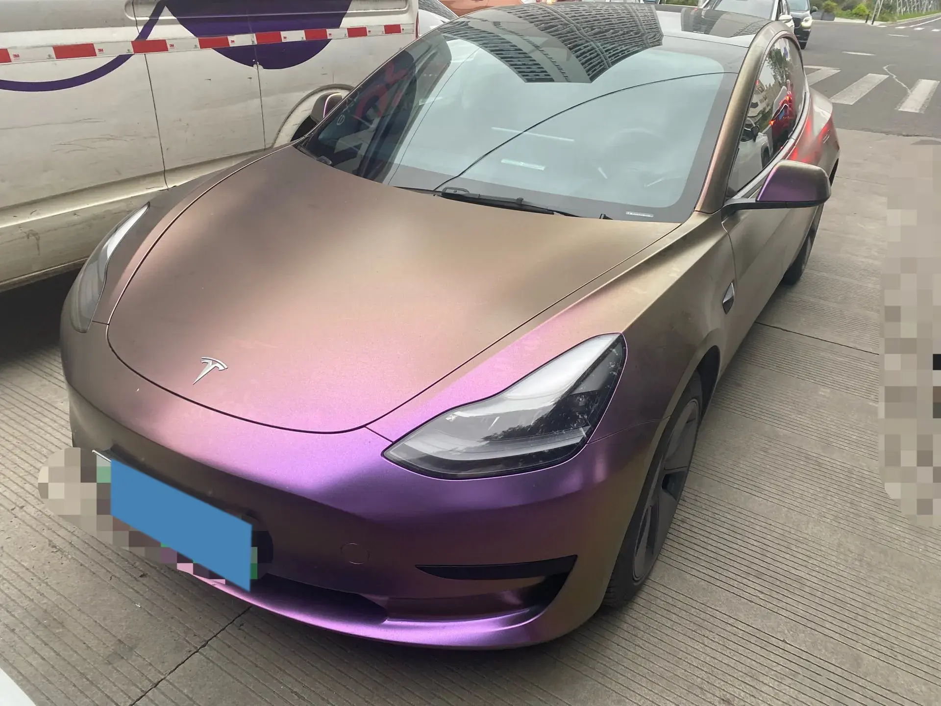 2021 TESLA MODEL view 1