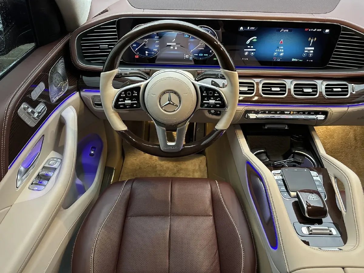 2021 Mercedes-Benz Maybach GLS 3.0T 367HP L6 9AT,autocango,china used car exporter,china ev exporter,chinese used car exporter,chinese used ev exporter