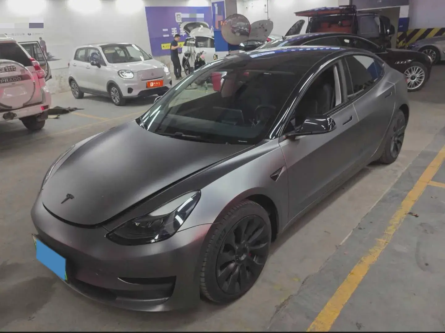2021 TESLA MODEL view 1