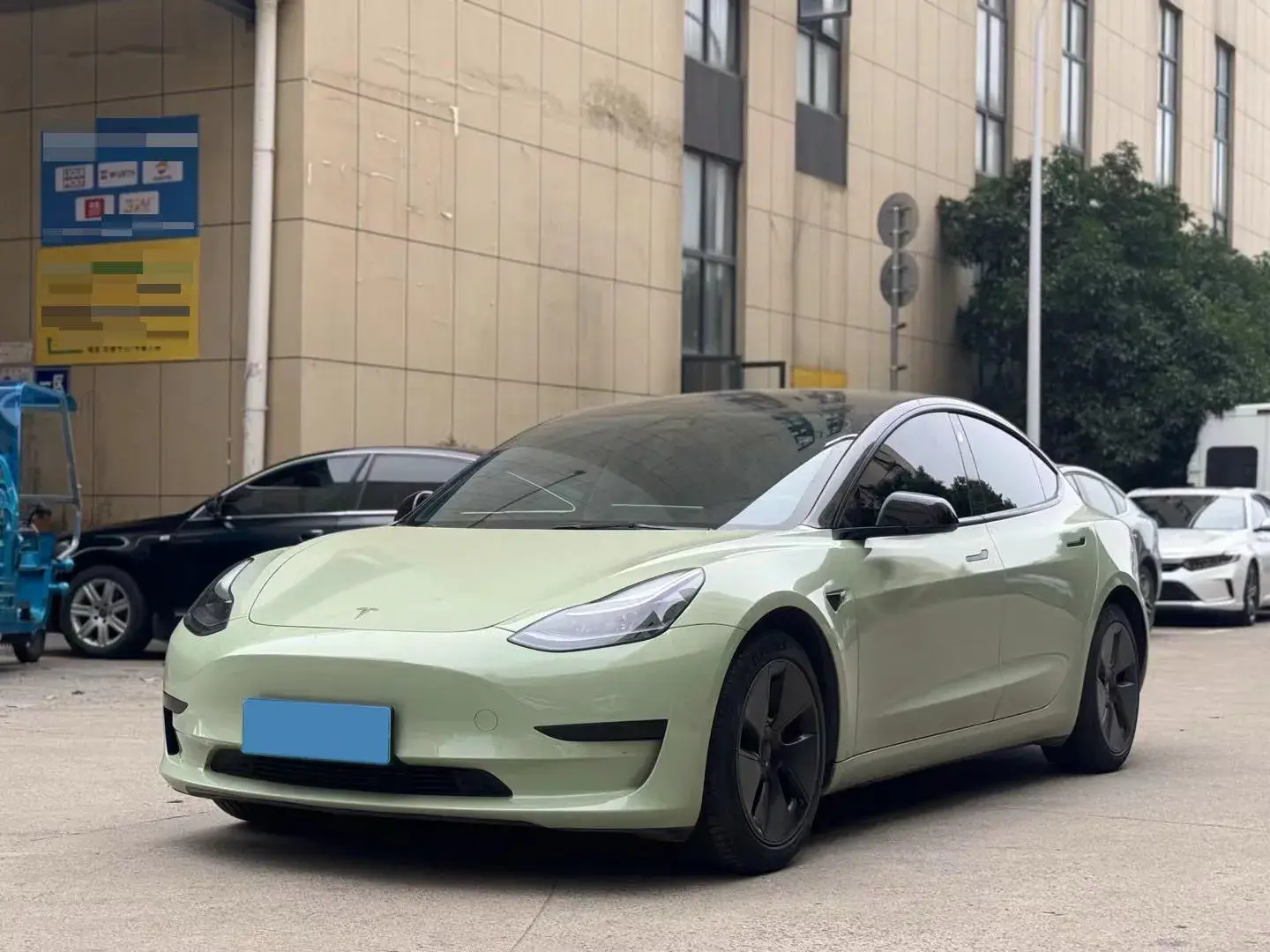 2021 TESLA MODEL view 1