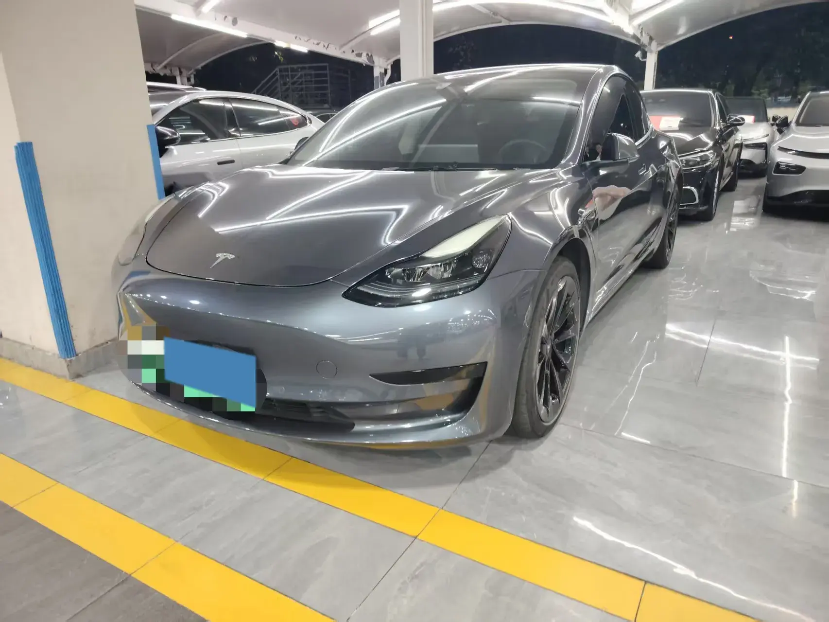 2021 TESLA MODEL view 1